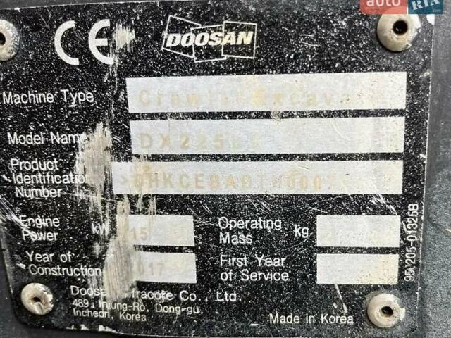 Дусан DX 225LC-3, объемом двигателя 0 л и пробегом 1 тыс. км за 86935 $, фото 4 на Automoto.ua