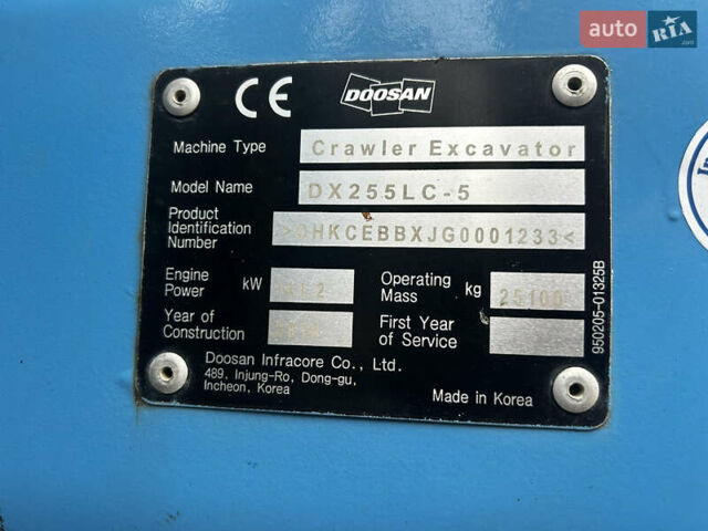 Дусан DX 255LC, об'ємом двигуна 0 л та пробігом 0 тис. км за 87485 $, фото 15 на Automoto.ua