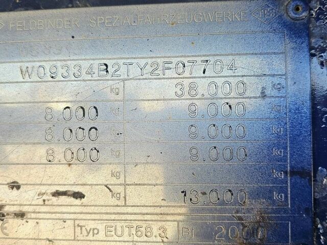 Фелдбиндер EUT, объемом двигателя 0 л и пробегом 600 тыс. км за 14900 $, фото 10 на Automoto.ua