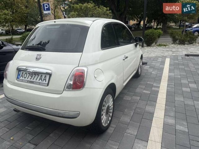 Фиат 500 2012 в Ужгороде на Automoto.ua Белый Фиат 500, объемом двигателя 1.25 л и пробегом 102 тыс. км за 6200 $, фото 5 на Automoto.ua