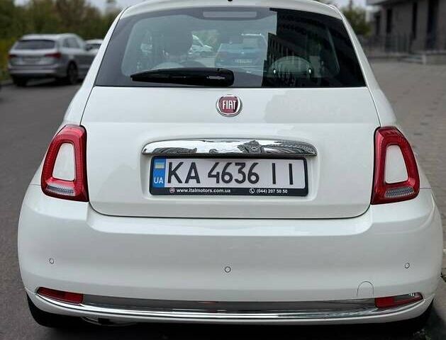 Белый Фиат 500, объемом двигателя 1.24 л и пробегом 5 тыс. км за 15000 $, фото 1 на Automoto.ua