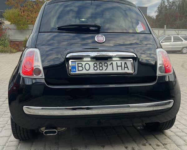 Черный Фиат 500, объемом двигателя 1.24 л и пробегом 238 тыс. км за 6100 $, фото 3 на Automoto.ua