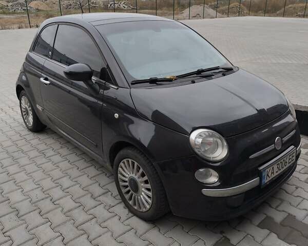 Черный Фиат 500, объемом двигателя 1.2 л и пробегом 199 тыс. км за 6500 $, фото 1 на Automoto.ua