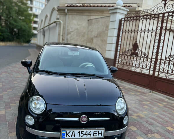 Черный Фиат 500, объемом двигателя 1.24 л и пробегом 168 тыс. км за 6000 $, фото 2 на Automoto.ua
