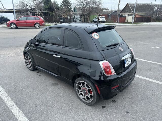 Чорний Фіат 500, об'ємом двигуна 1.4 л та пробігом 190 тис. км за 6500 $, фото 2 на Automoto.ua