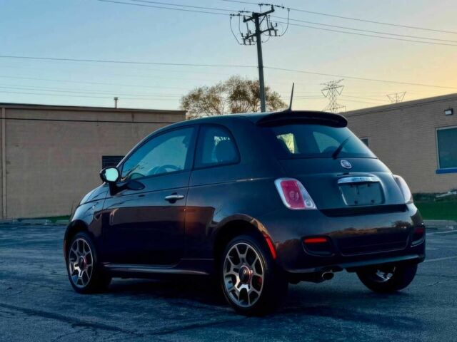 Черный Фиат 500, объемом двигателя 1.4 л и пробегом 78 тыс. км за 5500 $, фото 5 на Automoto.ua