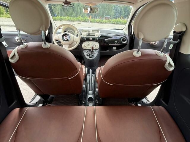 Черный Фиат 500, объемом двигателя 1.2 л и пробегом 35 тыс. км за 8999 $, фото 6 на Automoto.ua