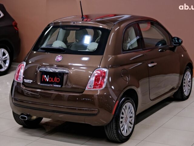 Коричневый Фиат 500, объемом двигателя 1.4 л и пробегом 89 тыс. км за 6900 $, фото 4 на Automoto.ua