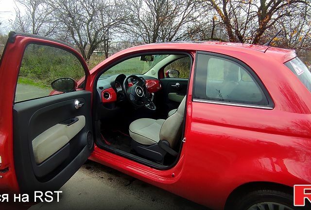 Красный Фиат 500, объемом двигателя 1.2 л и пробегом 140 тыс. км за 5500 $, фото 6 на Automoto.ua