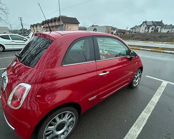 Красный Фиат 500, объемом двигателя 1.37 л и пробегом 138 тыс. км за 6900 $, фото 2 на Automoto.ua