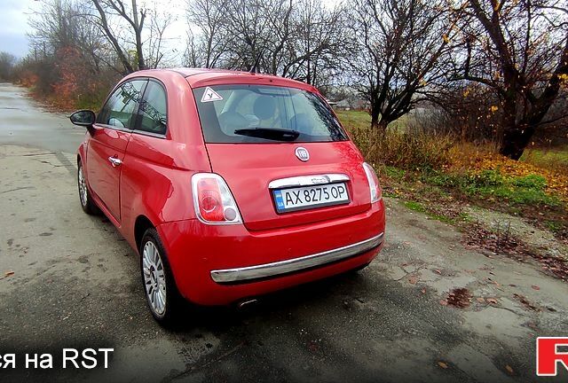 Красный Фиат 500, объемом двигателя 1.2 л и пробегом 140 тыс. км за 5500 $, фото 2 на Automoto.ua