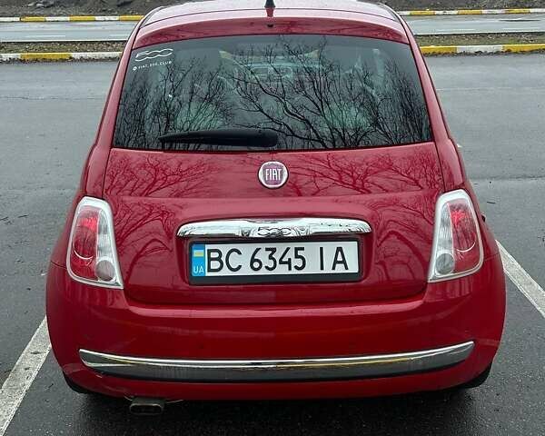 Красный Фиат 500, объемом двигателя 1.37 л и пробегом 138 тыс. км за 6900 $, фото 3 на Automoto.ua