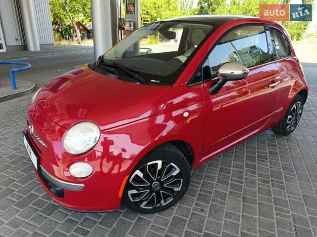 Красный Фиат 500, объемом двигателя 1.37 л и пробегом 132 тыс. км за 7700 $, фото 1 на Automoto.ua