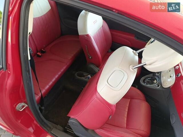 Красный Фиат 500, объемом двигателя 1.37 л и пробегом 132 тыс. км за 7700 $, фото 46 на Automoto.ua