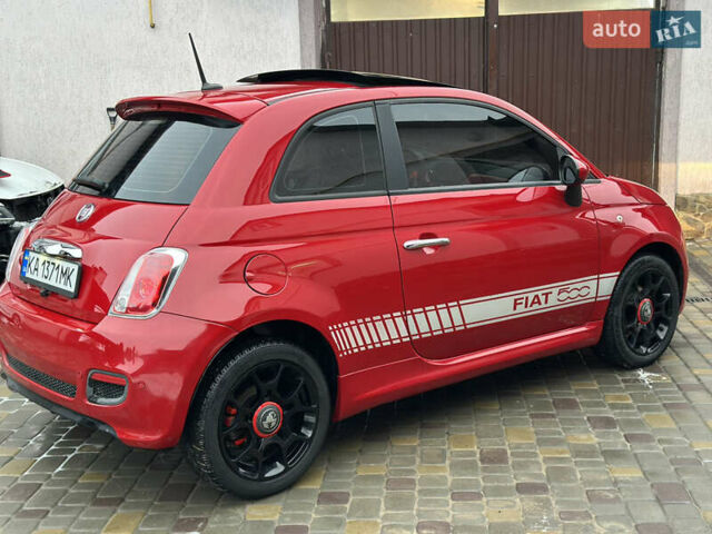 Красный Фиат 500, объемом двигателя 1.4 л и пробегом 125 тыс. км за 7400 $, фото 2 на Automoto.ua