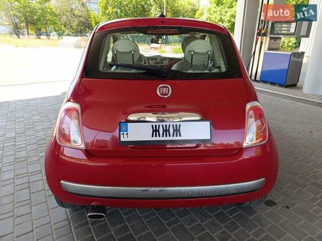 Красный Фиат 500, объемом двигателя 1.37 л и пробегом 132 тыс. км за 7700 $, фото 12 на Automoto.ua