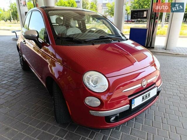 Красный Фиат 500, объемом двигателя 1.37 л и пробегом 132 тыс. км за 7700 $, фото 5 на Automoto.ua