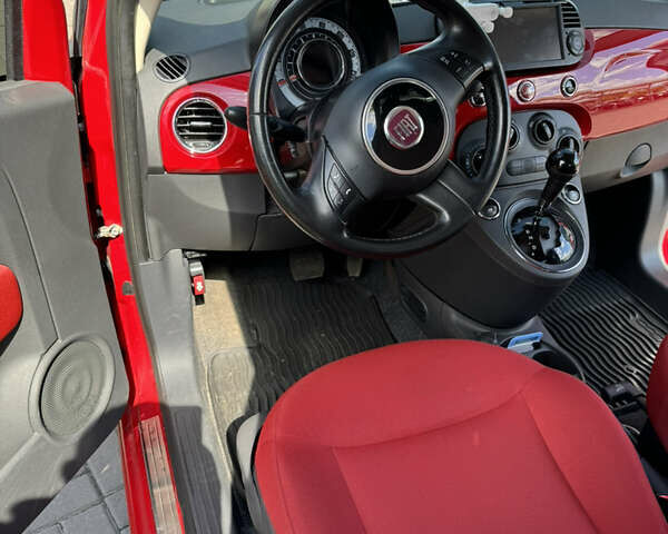 Красный Фиат 500, объемом двигателя 1.4 л и пробегом 129 тыс. км за 7700 $, фото 13 на Automoto.ua