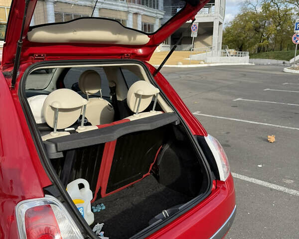 Красный Фиат 500, объемом двигателя 1.24 л и пробегом 121 тыс. км за 6700 $, фото 33 на Automoto.ua