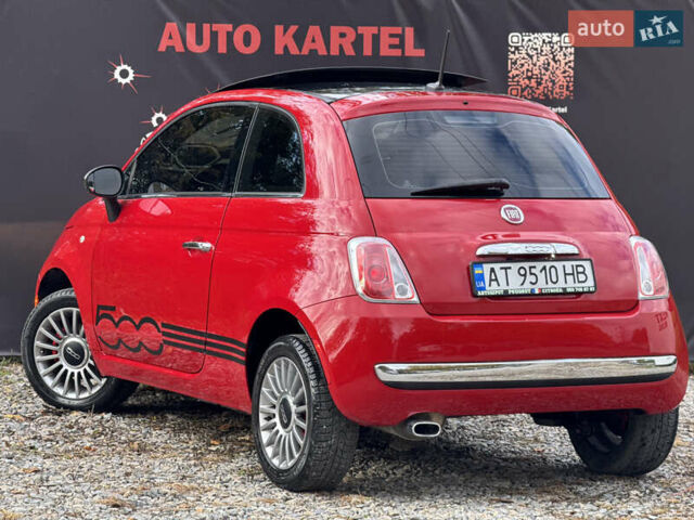 Красный Фиат 500, объемом двигателя 1.4 л и пробегом 115 тыс. км за 5999 $, фото 2 на Automoto.ua