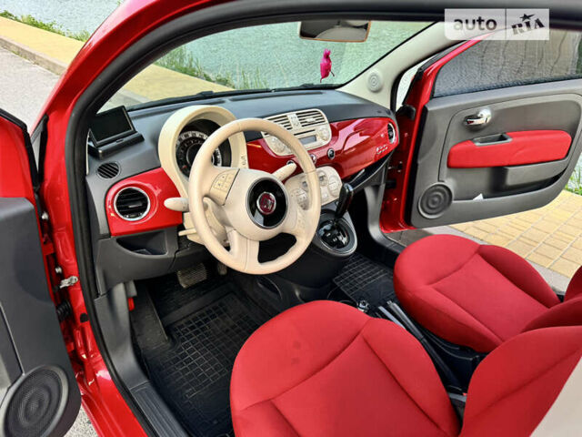 Красный Фиат 500, объемом двигателя 1.24 л и пробегом 74 тыс. км за 7999 $, фото 11 на Automoto.ua