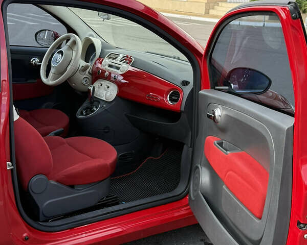 Красный Фиат 500, объемом двигателя 1.24 л и пробегом 121 тыс. км за 6700 $, фото 17 на Automoto.ua