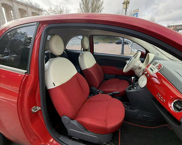 Красный Фиат 500, объемом двигателя 1.24 л и пробегом 121 тыс. км за 6700 $, фото 30 на Automoto.ua