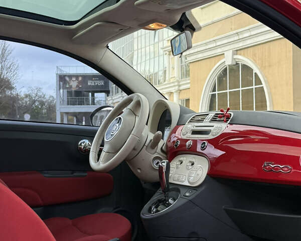 Красный Фиат 500, объемом двигателя 1.24 л и пробегом 121 тыс. км за 6700 $, фото 11 на Automoto.ua