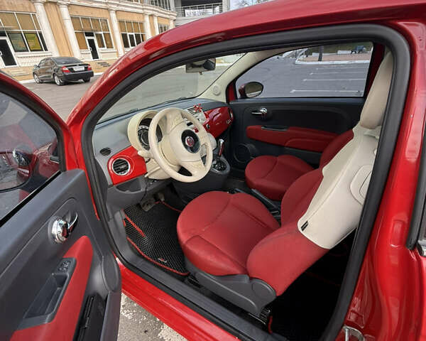 Красный Фиат 500, объемом двигателя 1.24 л и пробегом 121 тыс. км за 6700 $, фото 32 на Automoto.ua