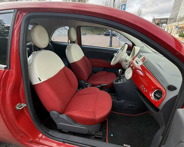 Красный Фиат 500, объемом двигателя 1.24 л и пробегом 121 тыс. км за 6700 $, фото 28 на Automoto.ua