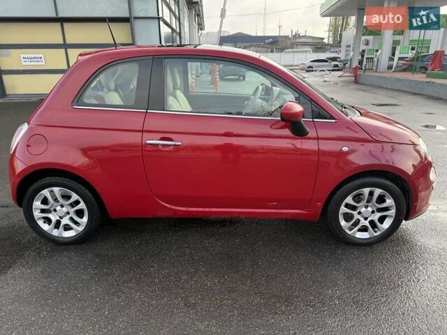 Красный Фиат 500, объемом двигателя 1.24 л и пробегом 80 тыс. км за 6999 $, фото 3 на Automoto.ua