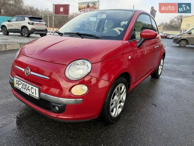 Красный Фиат 500, объемом двигателя 1.24 л и пробегом 80 тыс. км за 6999 $, фото 1 на Automoto.ua