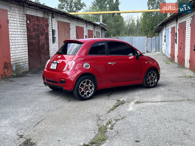 Красный Фиат 500, объемом двигателя 1.37 л и пробегом 189 тыс. км за 5600 $, фото 5 на Automoto.ua