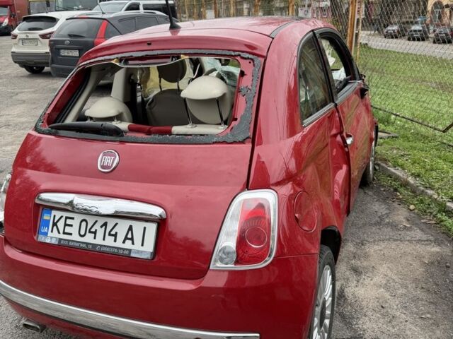 Красный Фиат 500, объемом двигателя 1.2 л и пробегом 95 тыс. км за 999 $, фото 3 на Automoto.ua