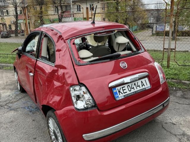 Красный Фиат 500, объемом двигателя 1.2 л и пробегом 95 тыс. км за 999 $, фото 4 на Automoto.ua