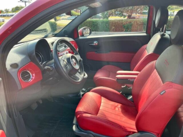 Красный Фиат 500, объемом двигателя 1.4 л и пробегом 80 тыс. км за 6700 $, фото 7 на Automoto.ua