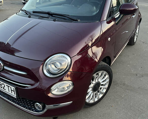 Красный Фиат 500, объемом двигателя 1.24 л и пробегом 75 тыс. км за 9200 $, фото 1 на Automoto.ua