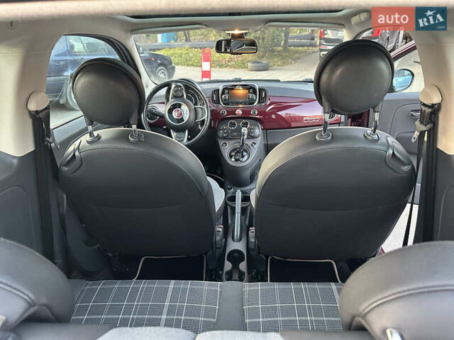 Красный Фиат 500, объемом двигателя 1.24 л и пробегом 75 тыс. км за 9200 $, фото 12 на Automoto.ua