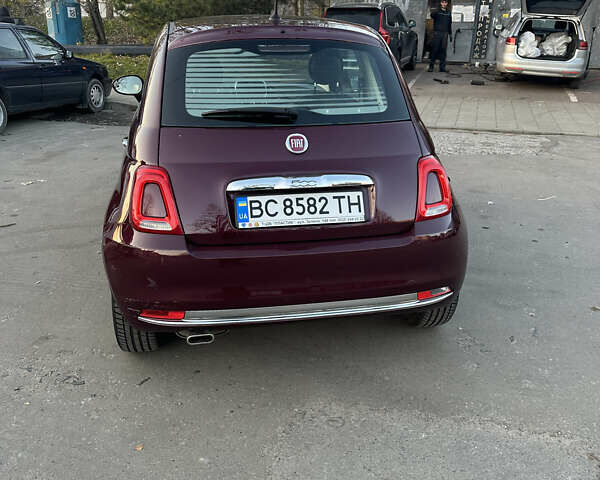 Красный Фиат 500, объемом двигателя 1.24 л и пробегом 75 тыс. км за 9200 $, фото 5 на Automoto.ua