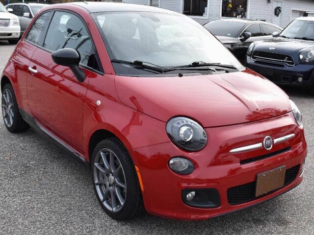 Красный Фиат 500, объемом двигателя 1.4 л и пробегом 65 тыс. км за 2700 $, фото 2 на Automoto.ua