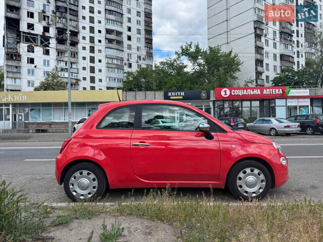 Червоний Фіат 500, об'ємом двигуна 1.24 л та пробігом 121 тис. км за 8100 $, фото 1 на Automoto.ua