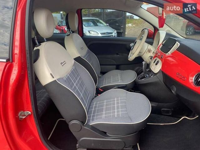 Червоний Фіат 500, об'ємом двигуна 1.24 л та пробігом 13 тис. км за 14490 $, фото 11 на Automoto.ua