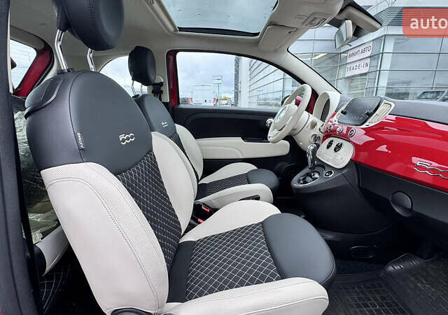 Красный Фиат 500, объемом двигателя 1.24 л и пробегом 20 тыс. км за 13999 $, фото 11 на Automoto.ua