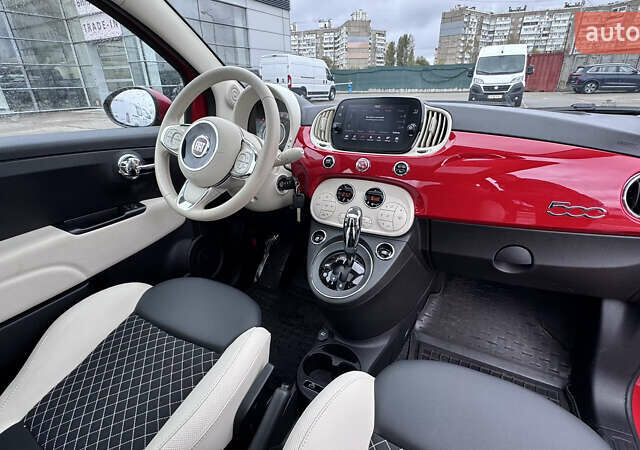 Красный Фиат 500, объемом двигателя 1.24 л и пробегом 20 тыс. км за 13999 $, фото 9 на Automoto.ua