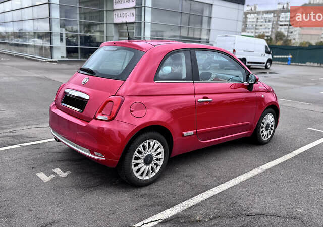 Красный Фиат 500, объемом двигателя 1.24 л и пробегом 20 тыс. км за 13999 $, фото 4 на Automoto.ua