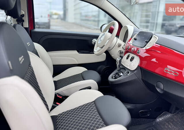Красный Фиат 500, объемом двигателя 1.24 л и пробегом 20 тыс. км за 13999 $, фото 8 на Automoto.ua