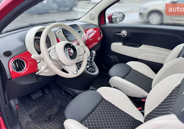 Красный Фиат 500, объемом двигателя 1.24 л и пробегом 20 тыс. км за 13999 $, фото 7 на Automoto.ua