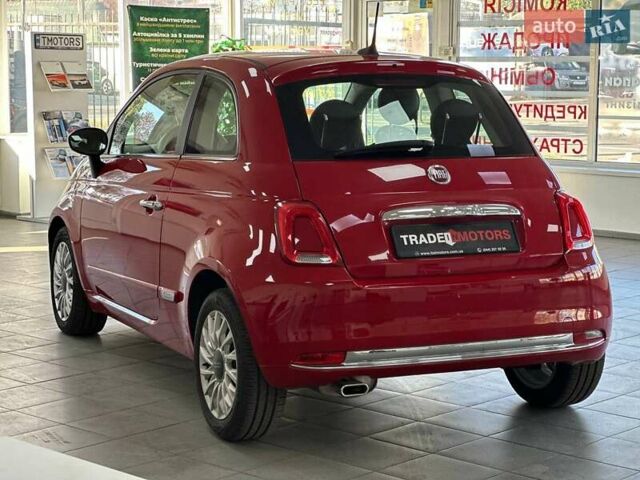 Красный Фиат 500, объемом двигателя 1.24 л и пробегом 18 тыс. км за 14490 $, фото 7 на Automoto.ua