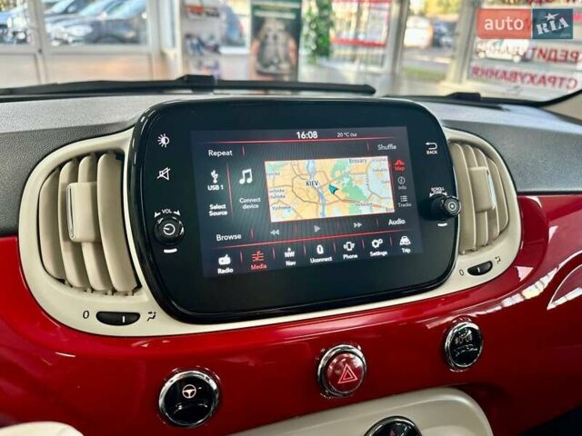 Красный Фиат 500, объемом двигателя 1.24 л и пробегом 18 тыс. км за 14490 $, фото 26 на Automoto.ua