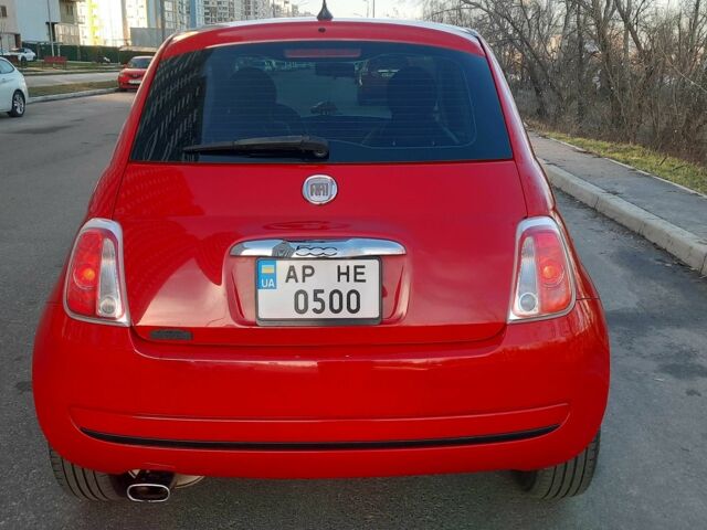 Красный Фиат 500, объемом двигателя 1.4 л и пробегом 185 тыс. км за 7500 $, фото 2 на Automoto.ua